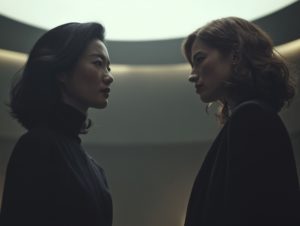 Conversation 2 is printed on Hahnemühle Baryta FineArt paper, comes in a wooden handmade frame. From the series 'Echoes from Tomorrow'. All rights reserved ©Rein-Willem Gloudemans