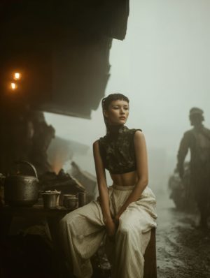 Artwork "It's so Quiet" is printed on Hahnemühle Baryta FineArt paper and comes in a wooden handmade frame. From the series 'Echoes from Tomorrow'. All rights reserved ©Rein-Willem Gloudemans